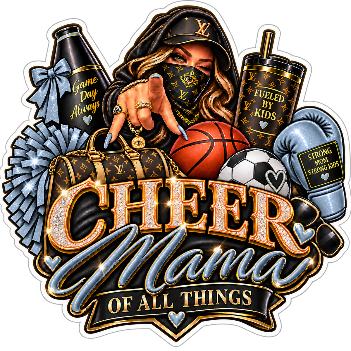 Cheer Mama — Custom Vehicle Decal