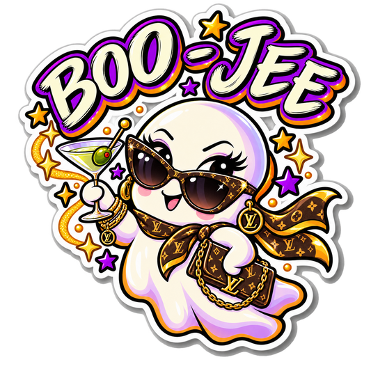 Boo-Jee, Mirror, Mirror & Retail Therapy — Halloween Sticker 3-Pack